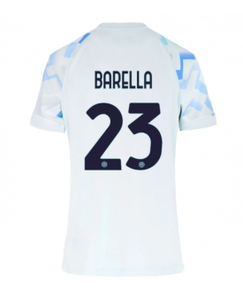Billige Fotballdrakt Inter Milan Nicolo Barella #23 Replika Bortedrakt Dame 2025-26 Kortermet Billige Fotballdrakt Inter Milan Nicolo Barella #23 Replika Bortedrakt Dame 2025-26 Kortermet